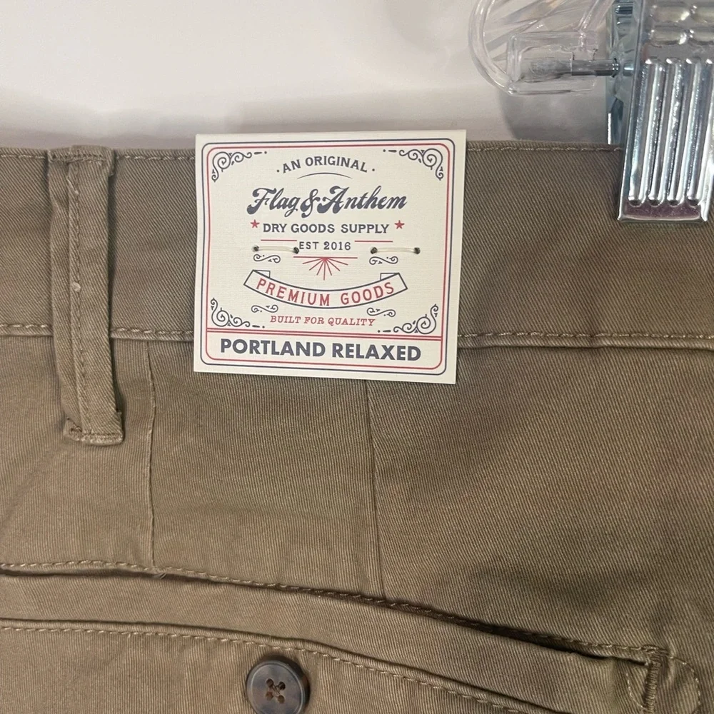 Flag & anthem‎ Classic Men's Khaki Chinos.